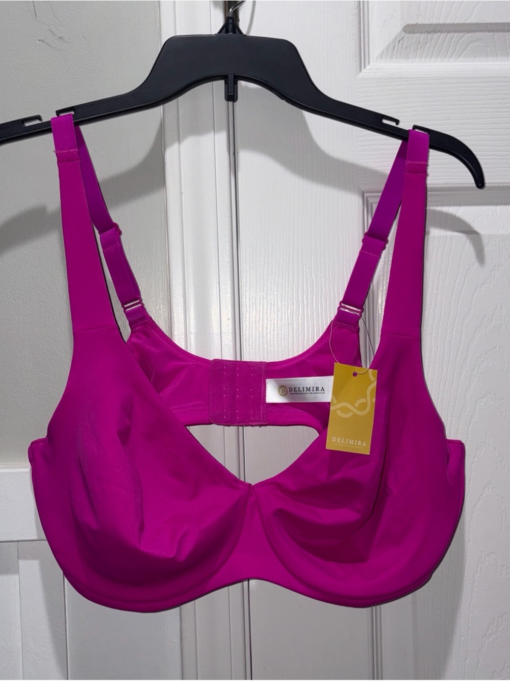 Delimira Minimizer Bra Underwired Womens Size 42D Rose Purple NWT